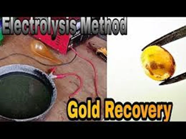 فرآیند الکترولیز طلا و بازیابی طلا