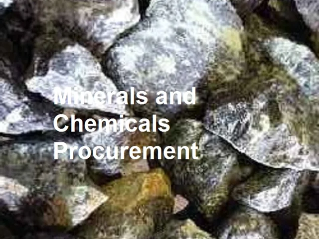 Minerals and Chemicals Procurement: A Guide for Iranian Customers