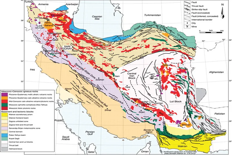 دانلود رایگان جزوه زمین شناسی ایران